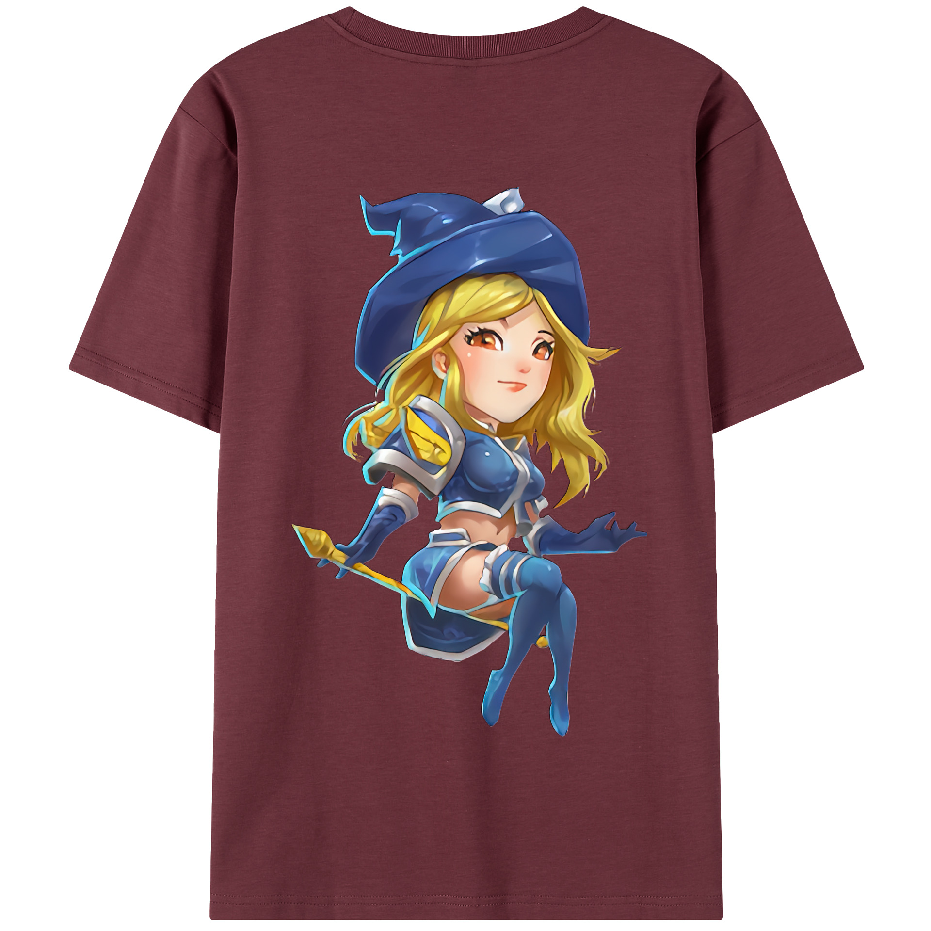 リーグ・オブ・レジェンド League of Legends LOL 綿100％半袖Tシャツ（背面プリント）